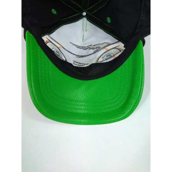 TEENAGE MUTANT NINJA TURTLES Green VINYL Michelangelo Mask SNAPBACK KIDS CAP - Picture 6 of 8